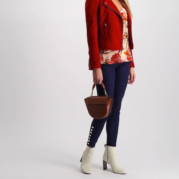 L’AGENCE High Rise Piper Button Skinny Jeans, Size 24, NWT - Picture 13 of 13